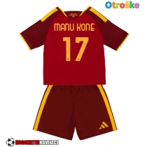 Otroške Nogometnih dresov AS Roma Manu Kone #17 Domači 2026-27 Kratki rokavi (+ hlače)